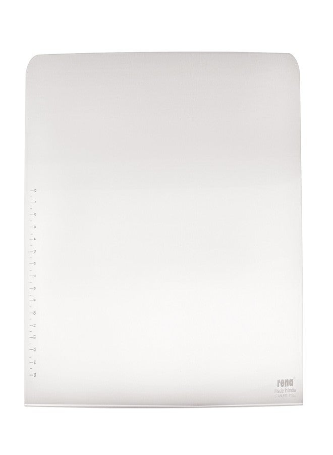 Rena Chopping Board with Angled Edge for Countertop Kitchen Use, Durable Stainless Steel Cutting Board for Meat, Fish, Vegetables and Dough, Easy to Clean, Rust Resistant 41cm x 28.5cm - Image 5